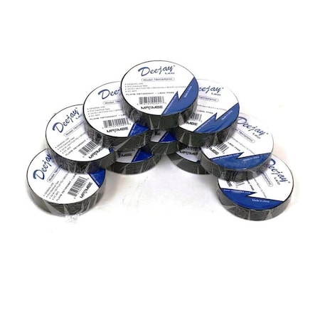 Pertrechos 0.75 in. x 60 ft. PVC Electrical Tape, 10PK PE3829641